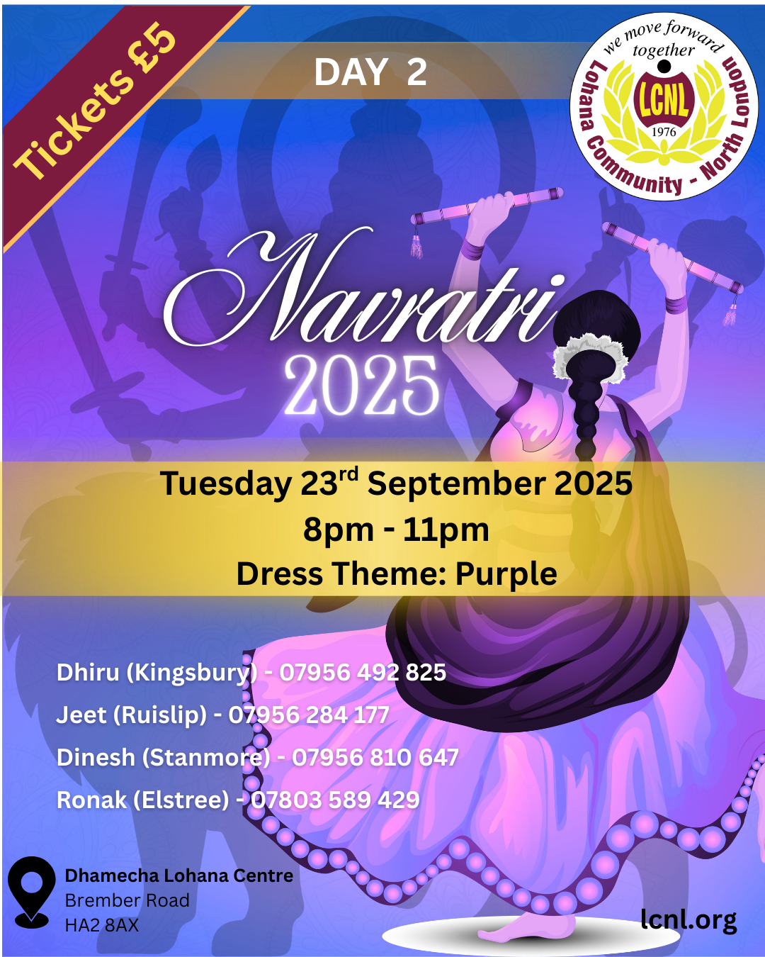 Poster for Purple Navratri 2025