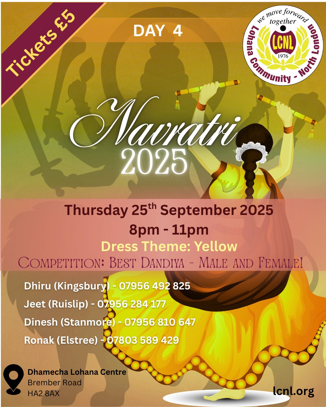 Poster for Yellow Navratri 2025