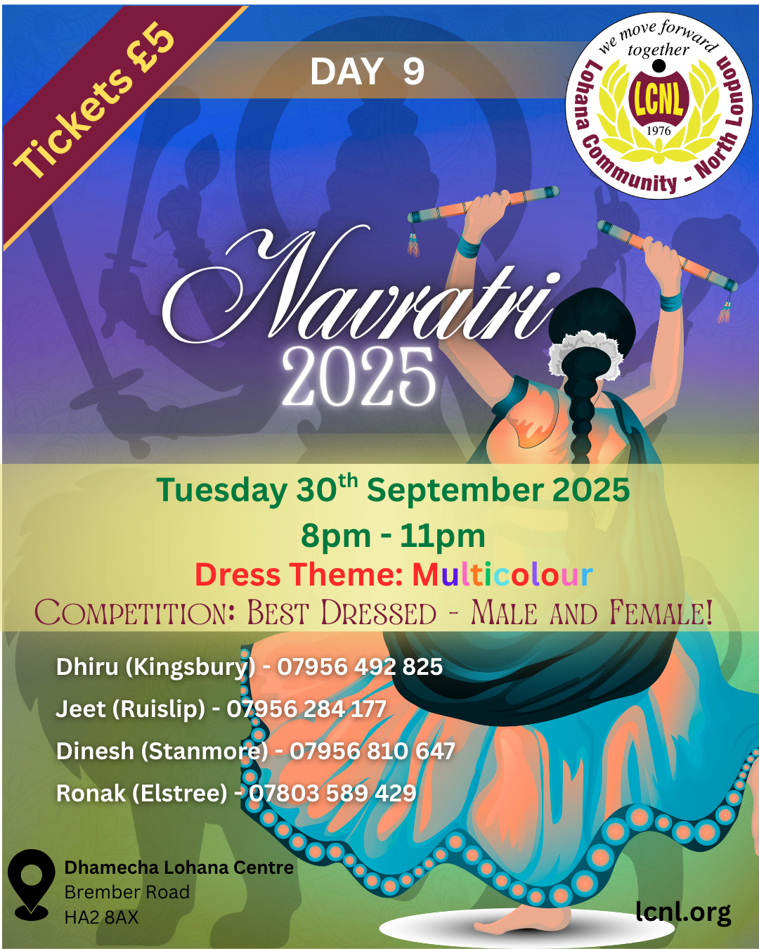 Poster for Colourful Navratri 2025