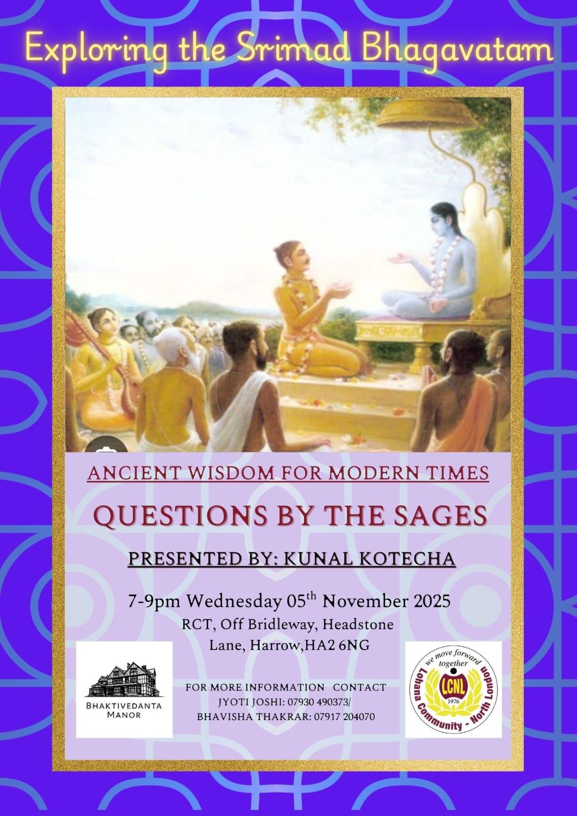 Exploring the Srimad Bhagavatam