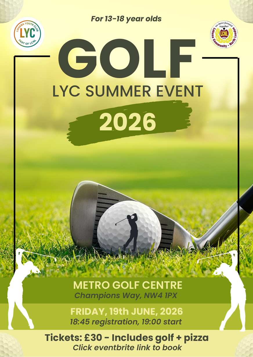Poster for LYC Summer Golf Event 2026